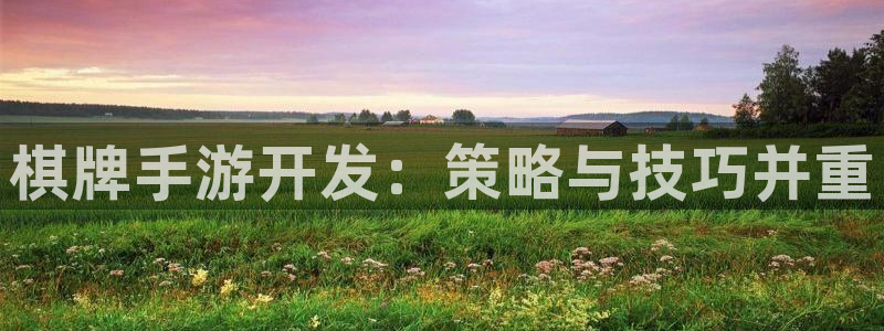 极悦娱乐手机版：棋牌手游开发：策略与技巧并重